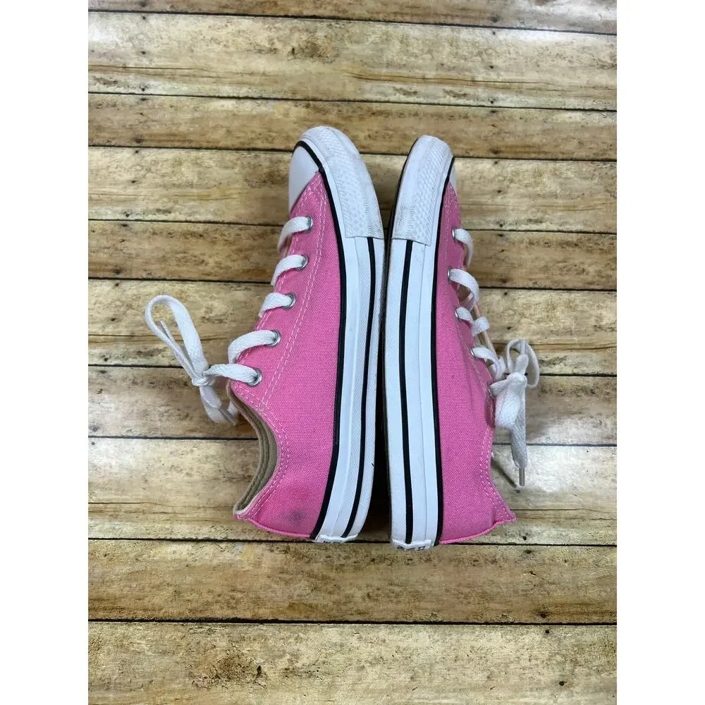 Converse Chuck Taylor All Star Ox 3J238 Pink Girl Shoes Low Top Little Kid 2